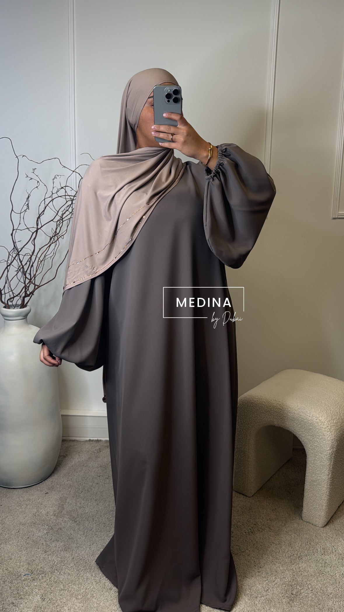 Abaya Yara [ taupe ]