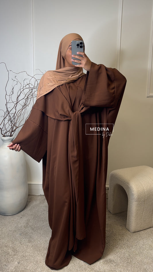 Abaya noeud [ camel]