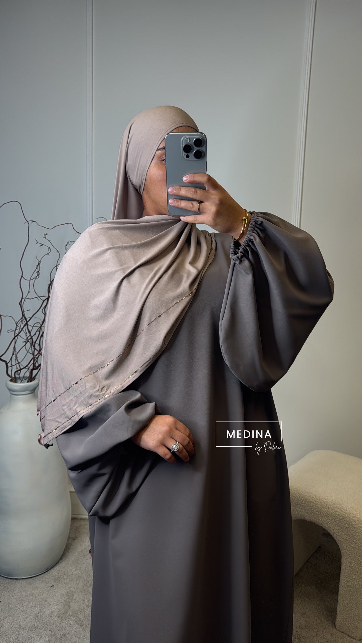 Abaya Yara [ taupe ]