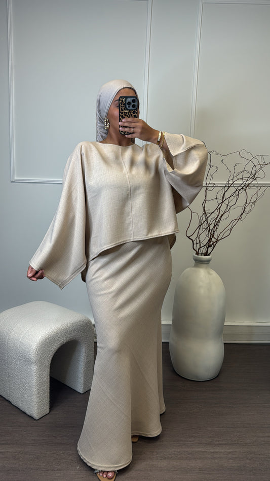 Ensemble Jupe [ beige ]